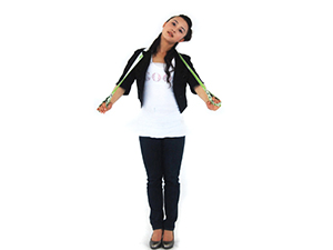 工间操—站姿—颈部—侧转式